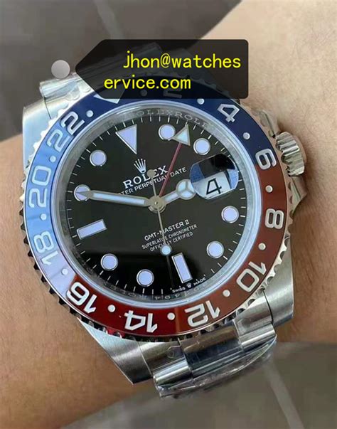 rolex pepsi clean factory|clone rolex glow.